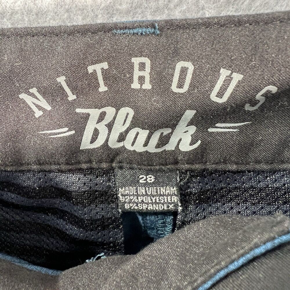 Tilly's Nitrous Black Stretch Hybrid Shorts swim teal blue Men 28 - Picture 6 of 16